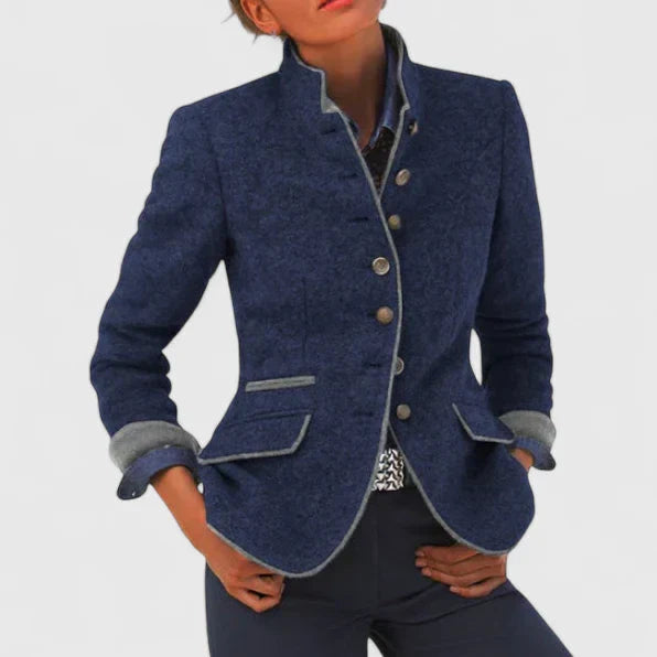 Women's Sophisticated Wool Blend Blazer