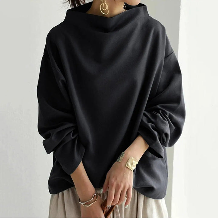 Women's Elegant Knit Turtleneck Long Sleeve Top