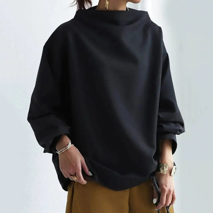 Women's Elegant Knit Turtleneck Long Sleeve Top