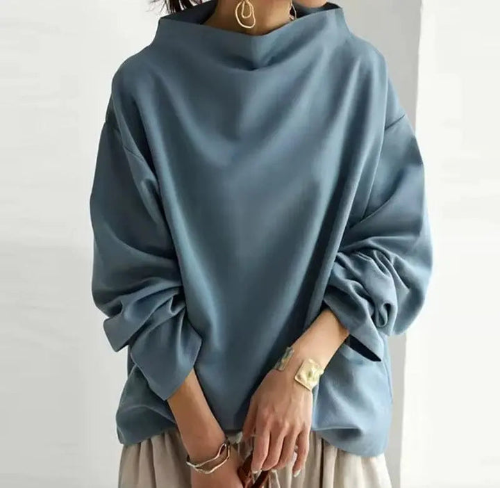 Women's Elegant Knit Turtleneck Long Sleeve Top