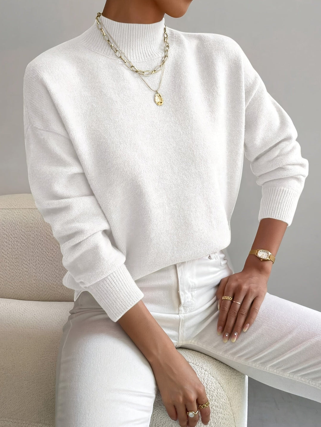 Women's Cosy Knit Turtleneck Sweater