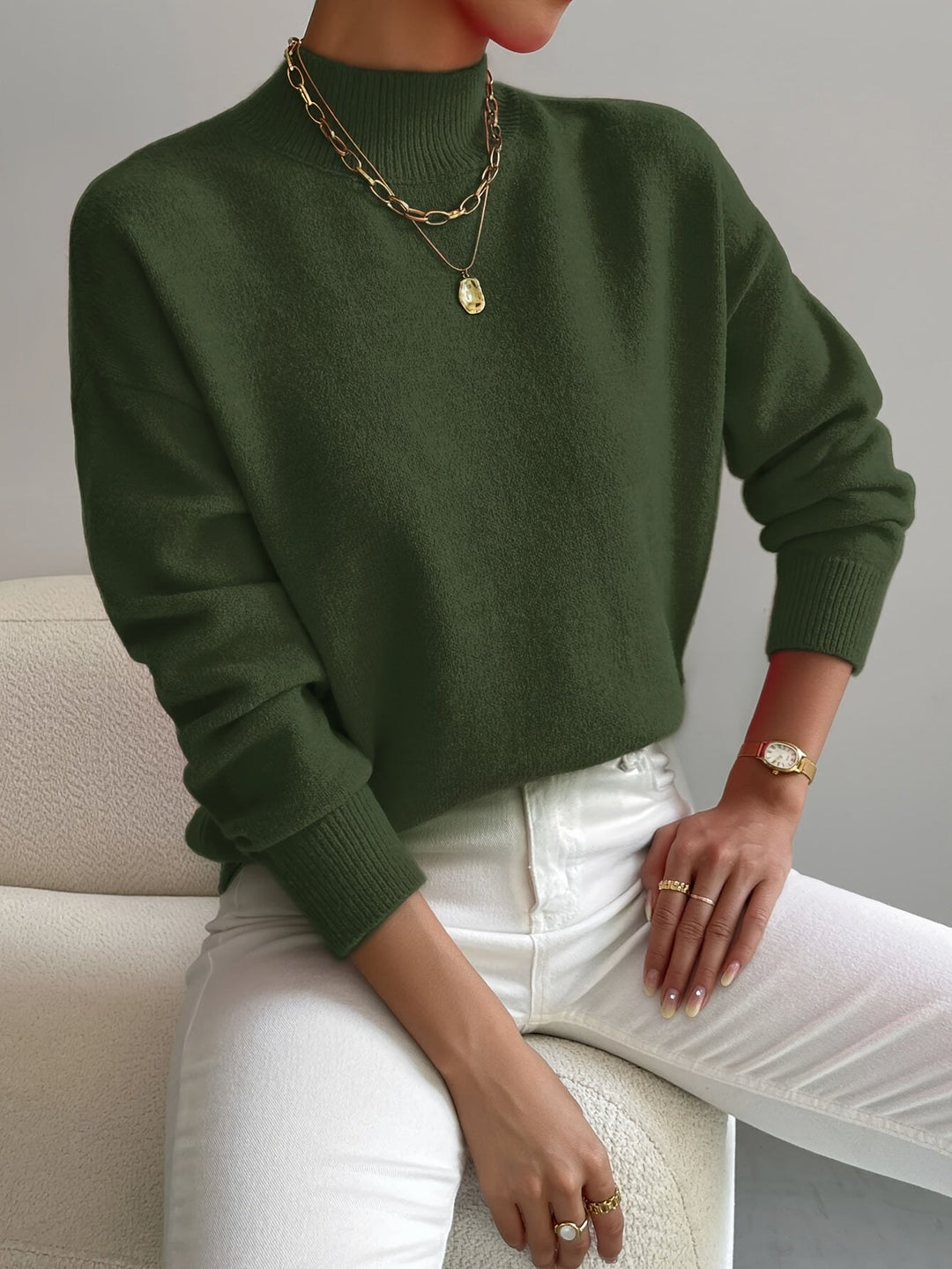 Women's Cosy Knit Turtleneck Sweater