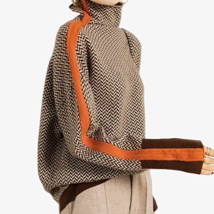 Women's Modern Turtleneck Knit Sweater