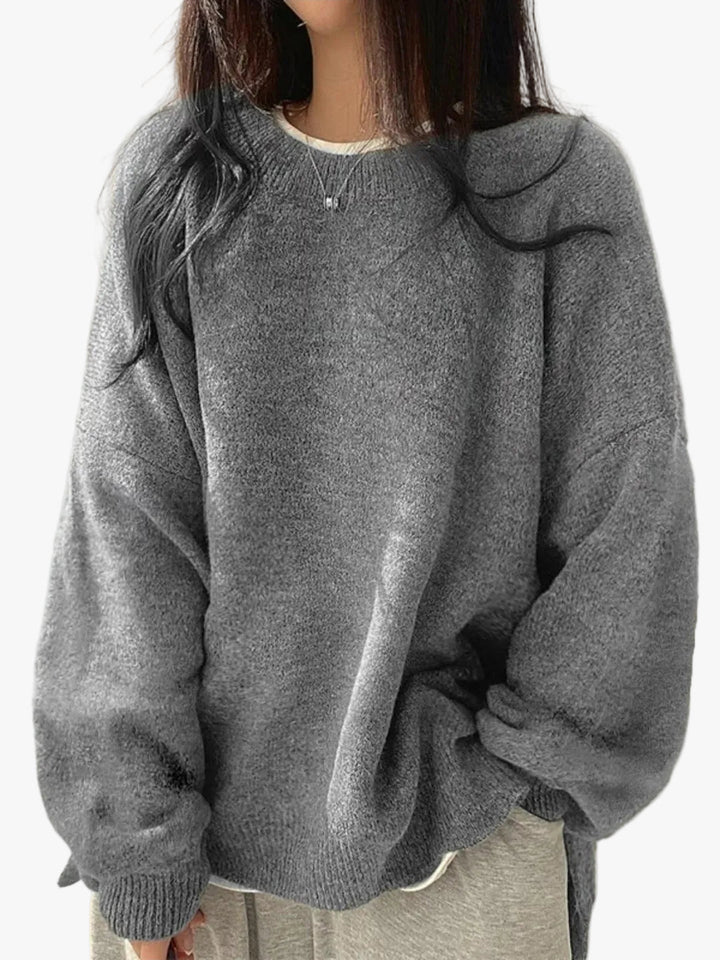 Women's Cozy Chunky Knit Crewneck Sweater