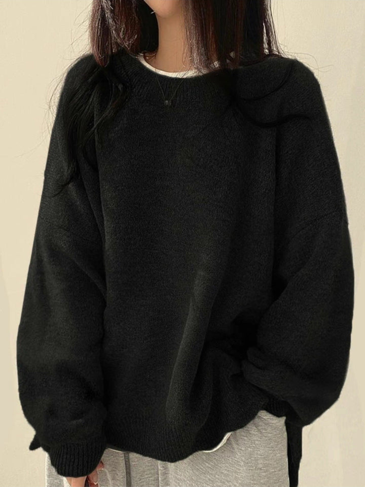 Women's Cozy Chunky Knit Crewneck Sweater