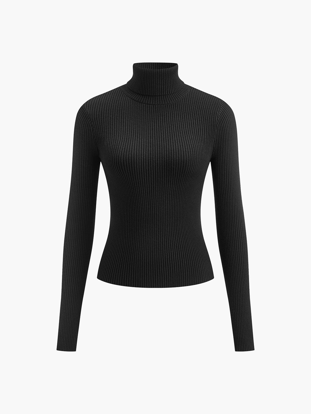 Women's Cosy Ribbed Knit Turtleneck Sweater